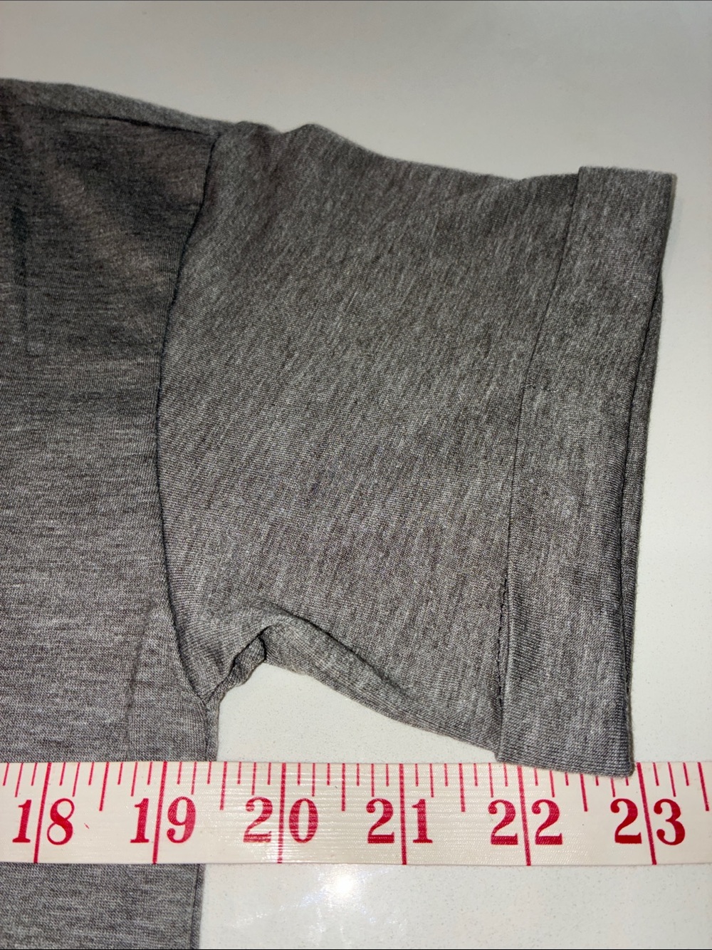EKOUAER NWT Women’s Gray Short Sleeve Cuffed V-Neck Soft Sleep TOP, Size Medium. - Picture 6 of 11